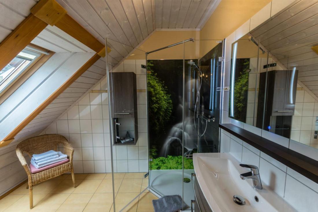 Ferienwohnung Im Blockhaus Rosenkranz Rathmannsdorf Exterior photo